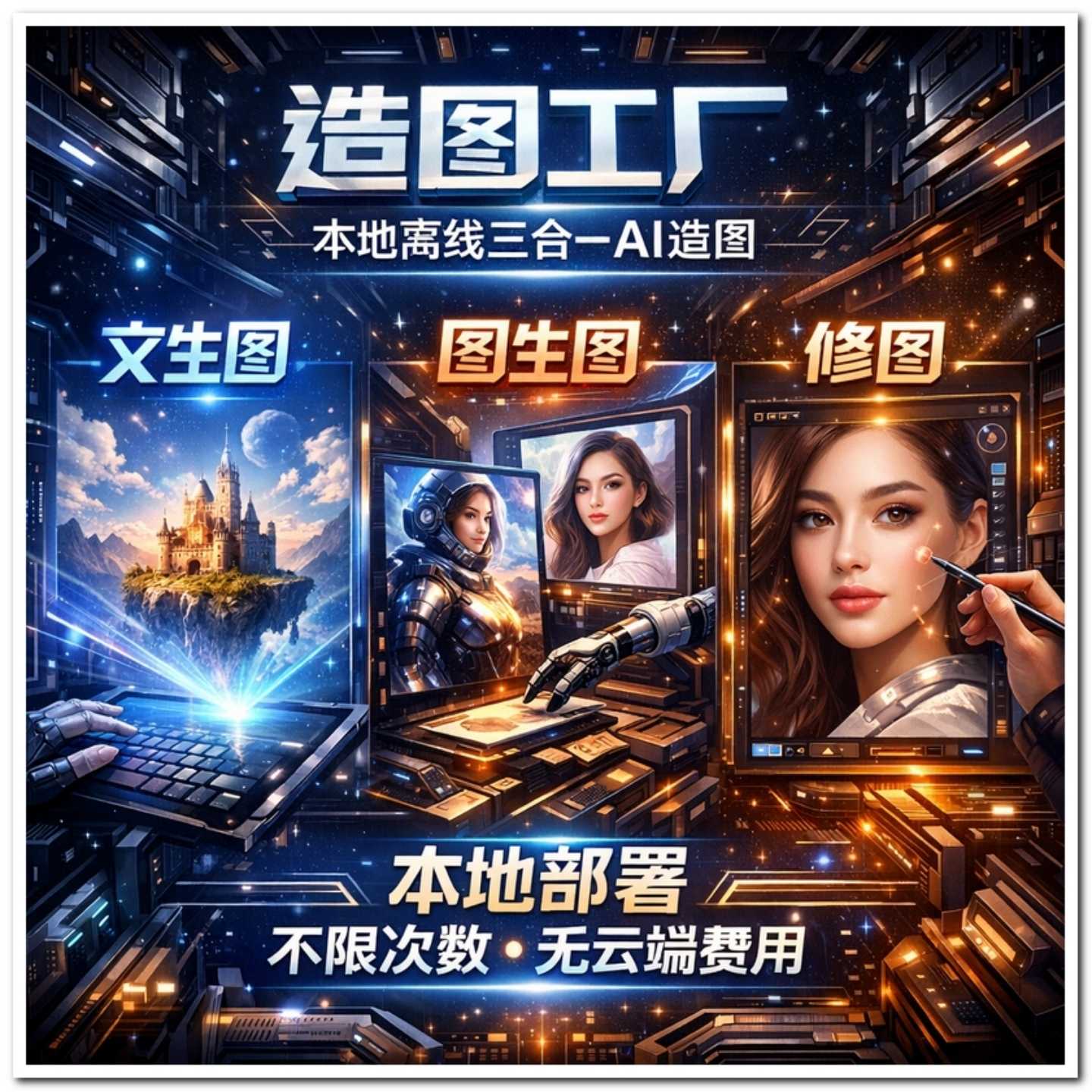 【造图工厂】本地离线AI造图软件【会员免费领取】-火树AI资源