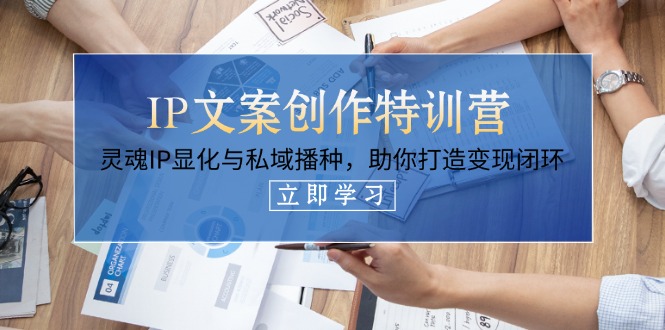 （14330期）IP文案创作特训营，灵魂IP显化与私域播种，助你打造变现闭环（14节课）-火树AI资源